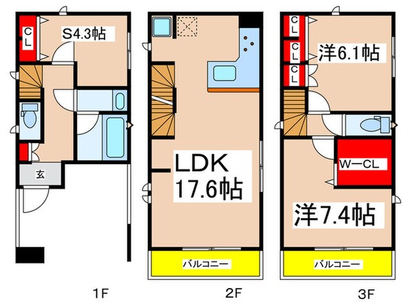 Kolet平間#05の物件間取画像